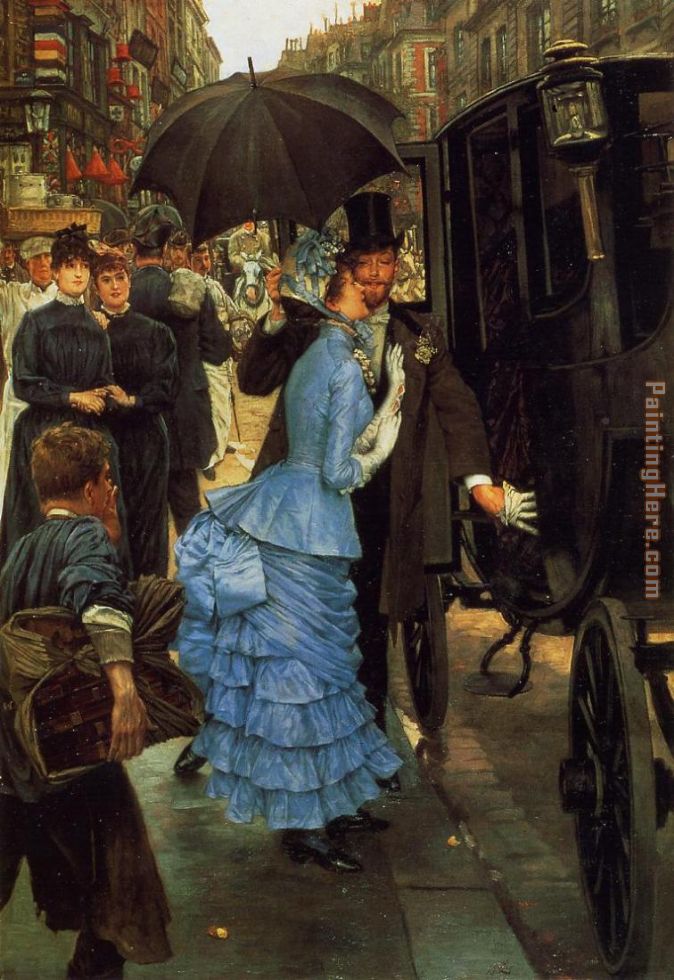 The Bridesmaid painting - James Jacques Joseph Tissot The Bridesmaid art painting